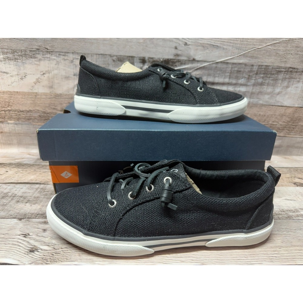 Sperry‎ Women Pier Wave Sneakers Black White Size 8
